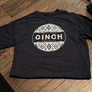 Cinch Navy Blue Graphic Tee